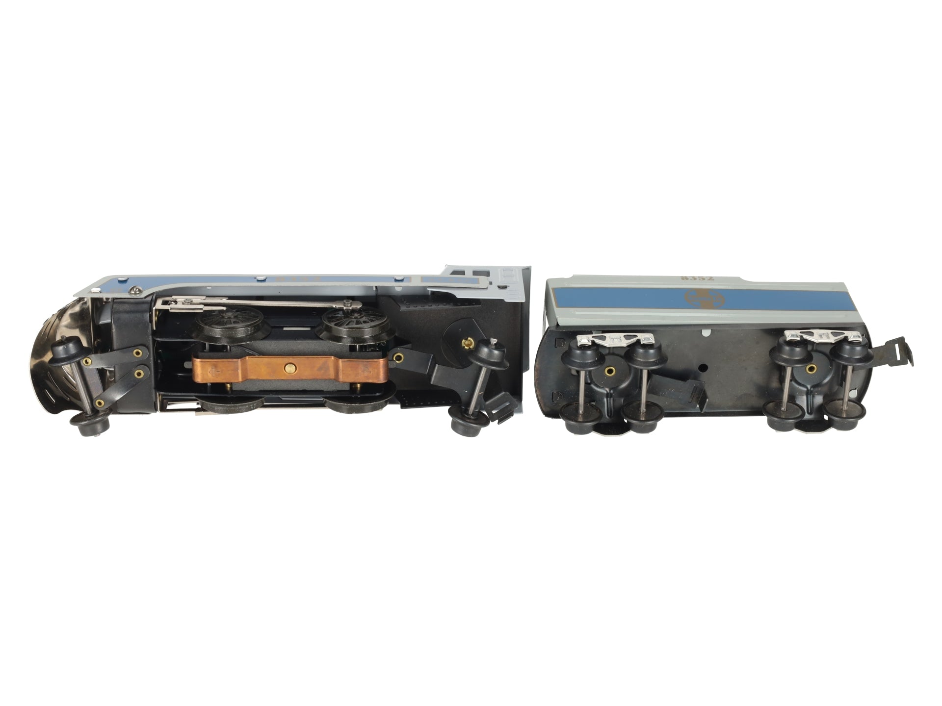Marx 8352 O Gauge Sante Fe Steam Locomotive w/ Coal Tender #8352 EX/Box