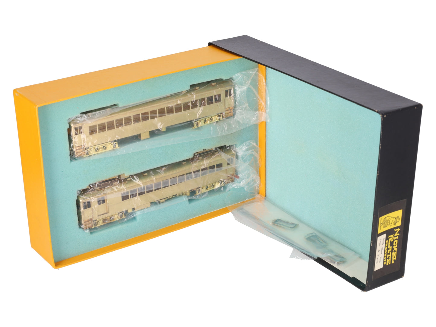 Nickel Plate Products HO BRASS South Shore Line Combine & Trailer - Unpainted EX/Box