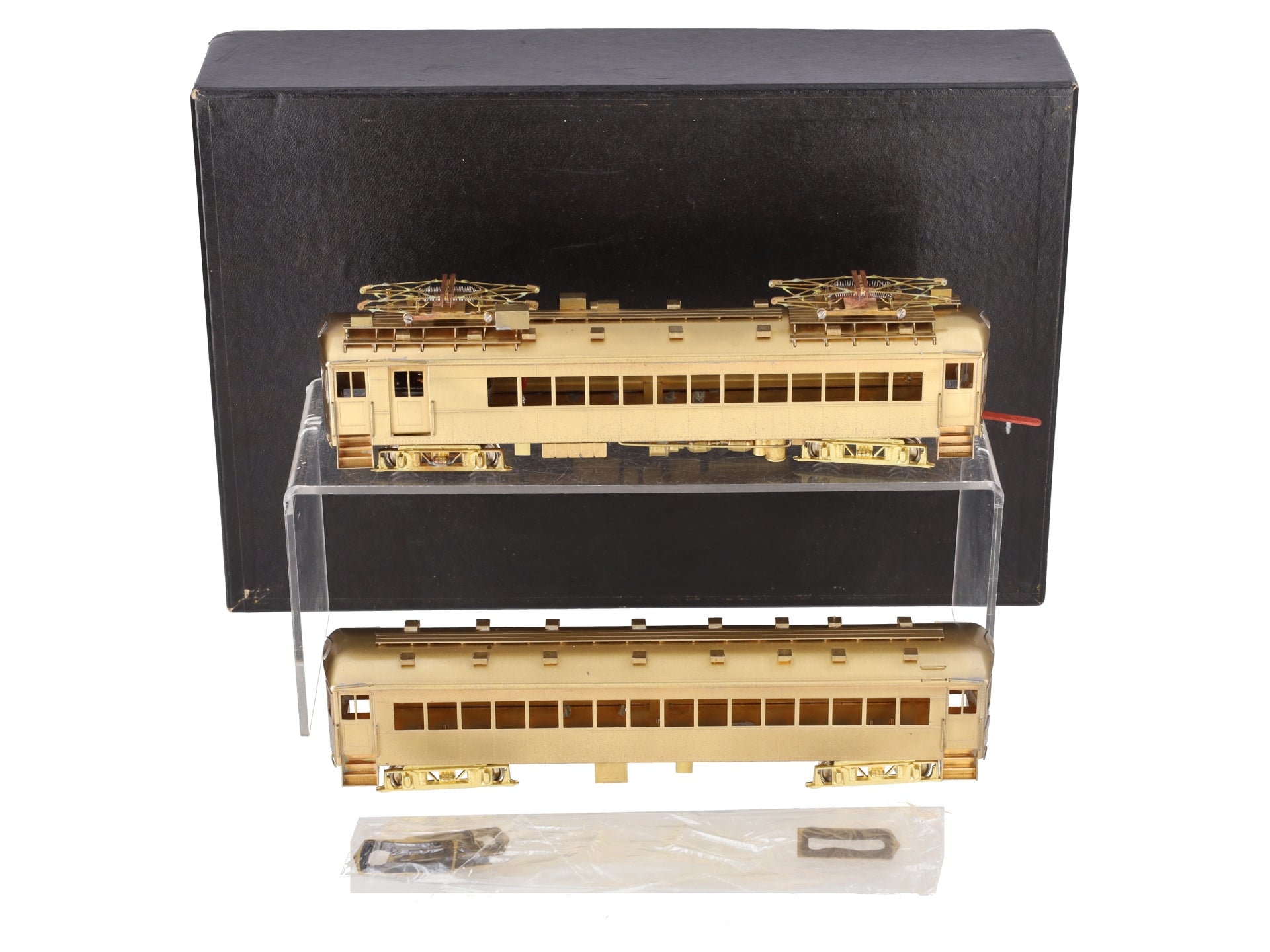 Nickel Plate Products HO BRASS South Shore Line Combine & Trailer - Unpainted EX/Box