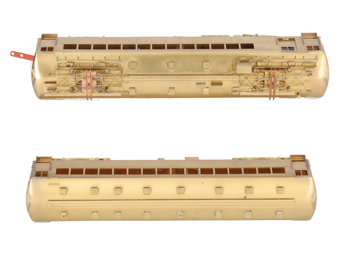 Nickel Plate Products HO BRASS South Shore Line Combine & Trailer - Unpainted EX/Box