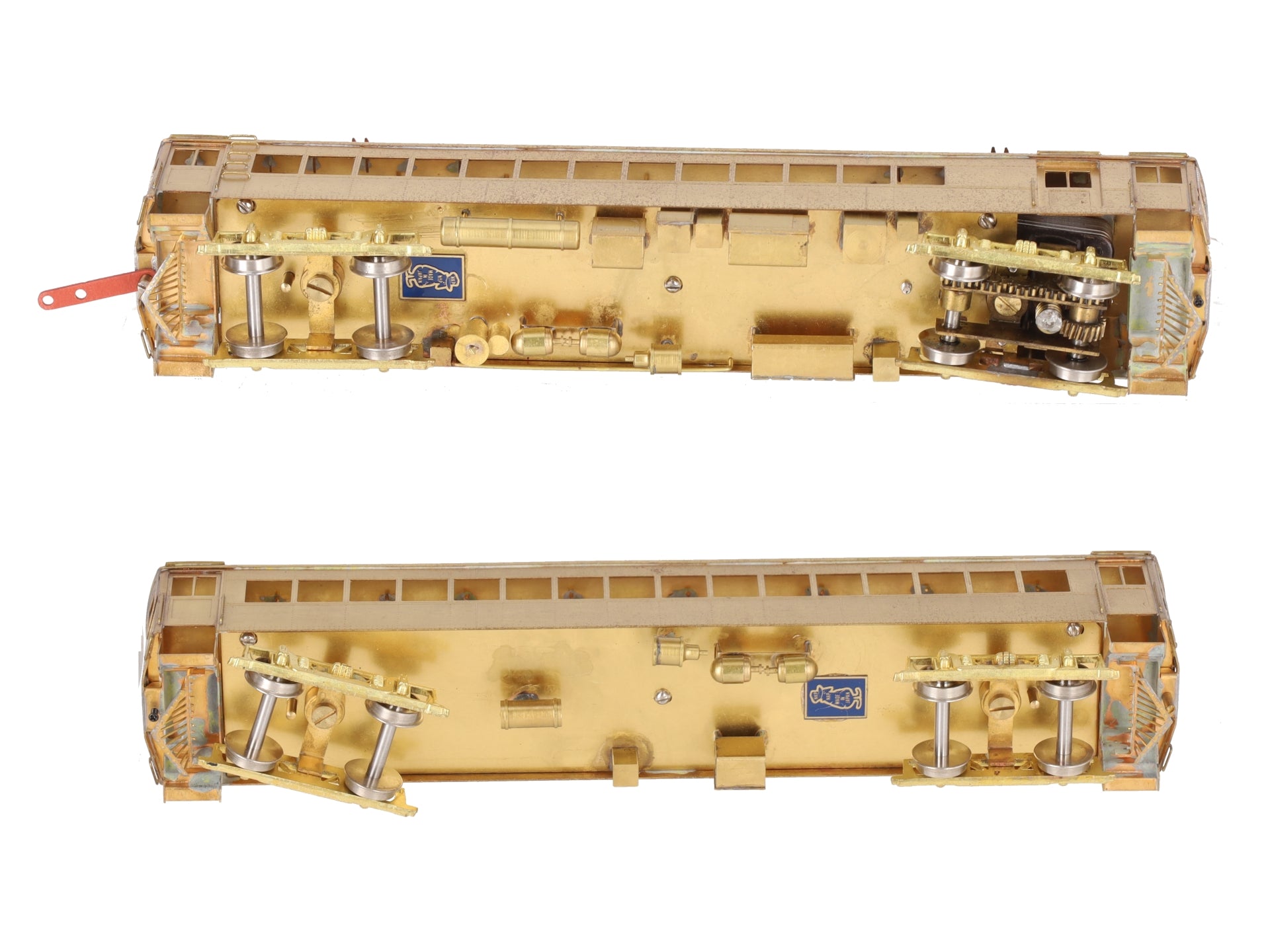 Nickel Plate Products HO BRASS South Shore Line Combine & Trailer - Unpainted EX/Box