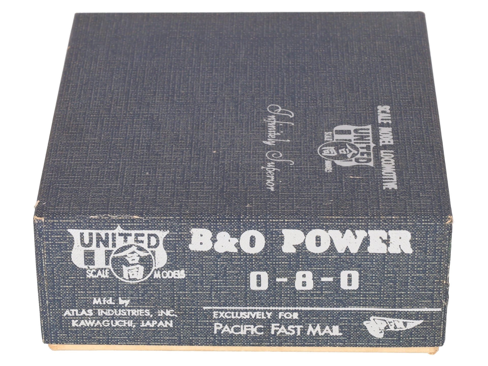 United Models HO BRASS 0-8-0 Unpntd. B&O Class L-2 Brass Locomotive & Tender EX/Box