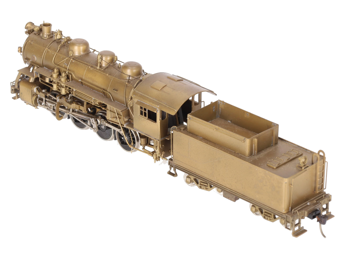 United Models HO BRASS 0-8-0 Unpntd. B&O Class L-2 Brass Locomotive & Tender EX/Box