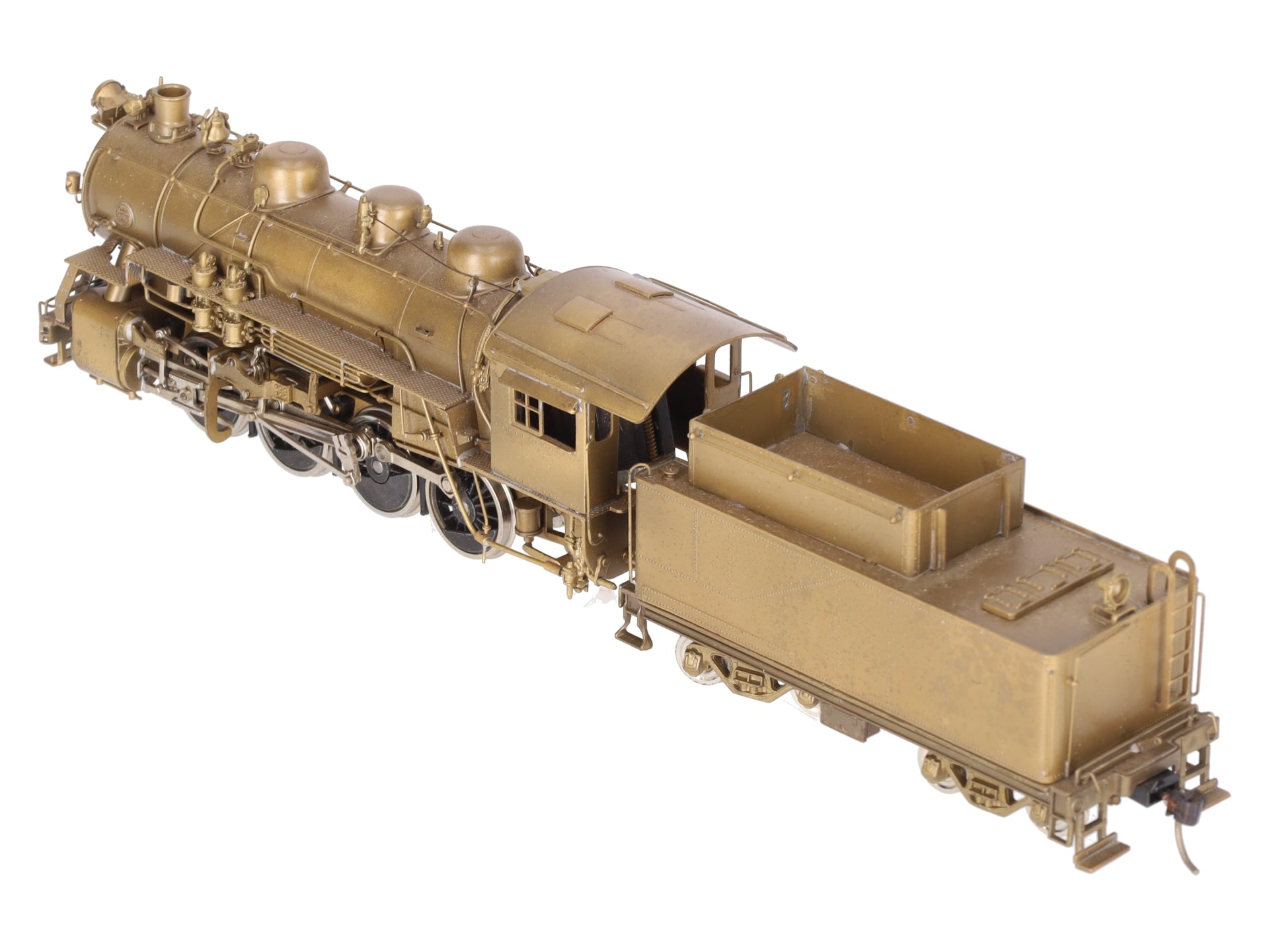 United Models HO BRASS 0-8-0 Unpntd. B&O Class L-2 Brass Locomotive & Tender EX/Box