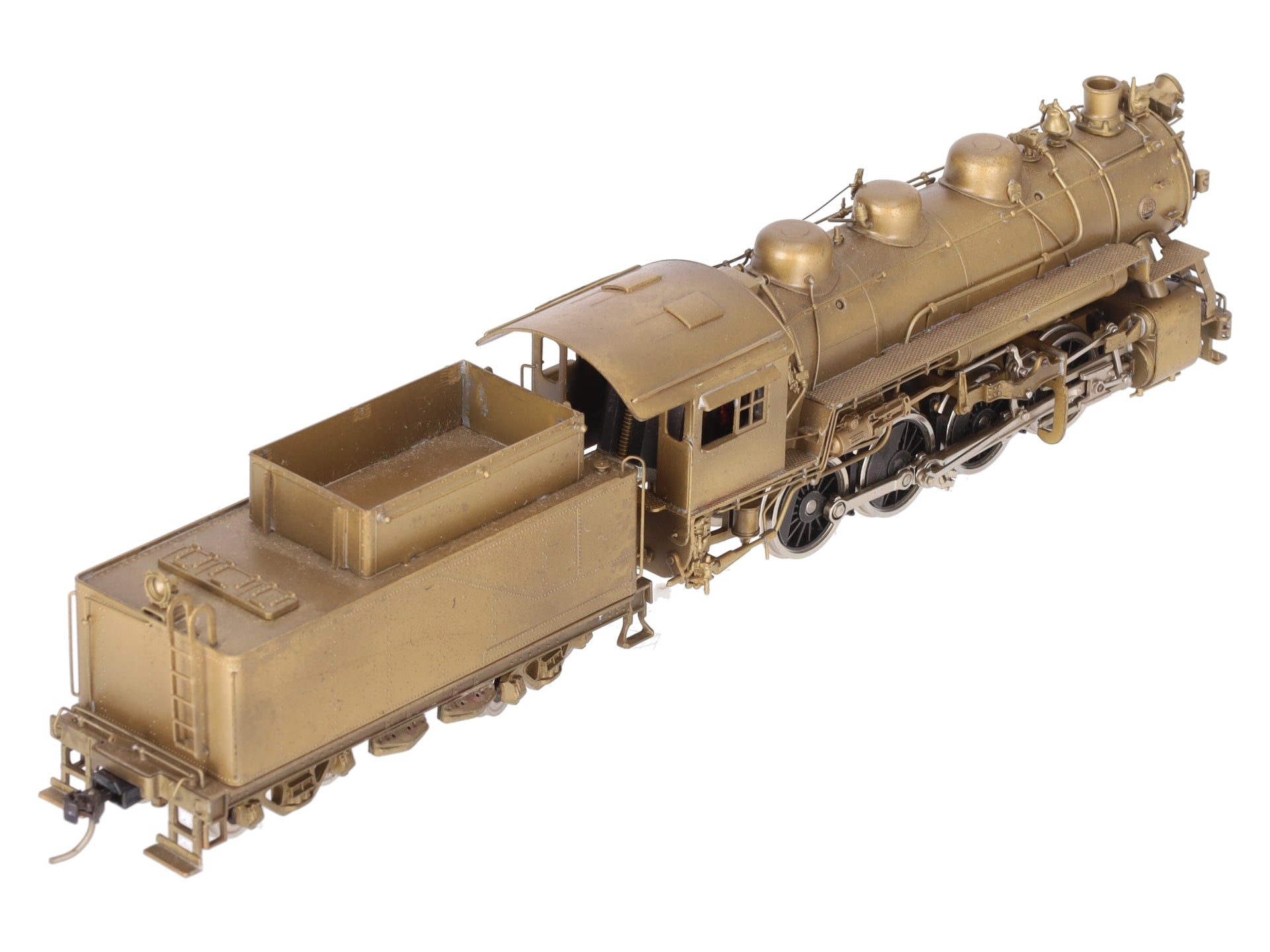 United Models HO BRASS 0-8-0 Unpntd. B&O Class L-2 Brass Locomotive & Tender EX/Box