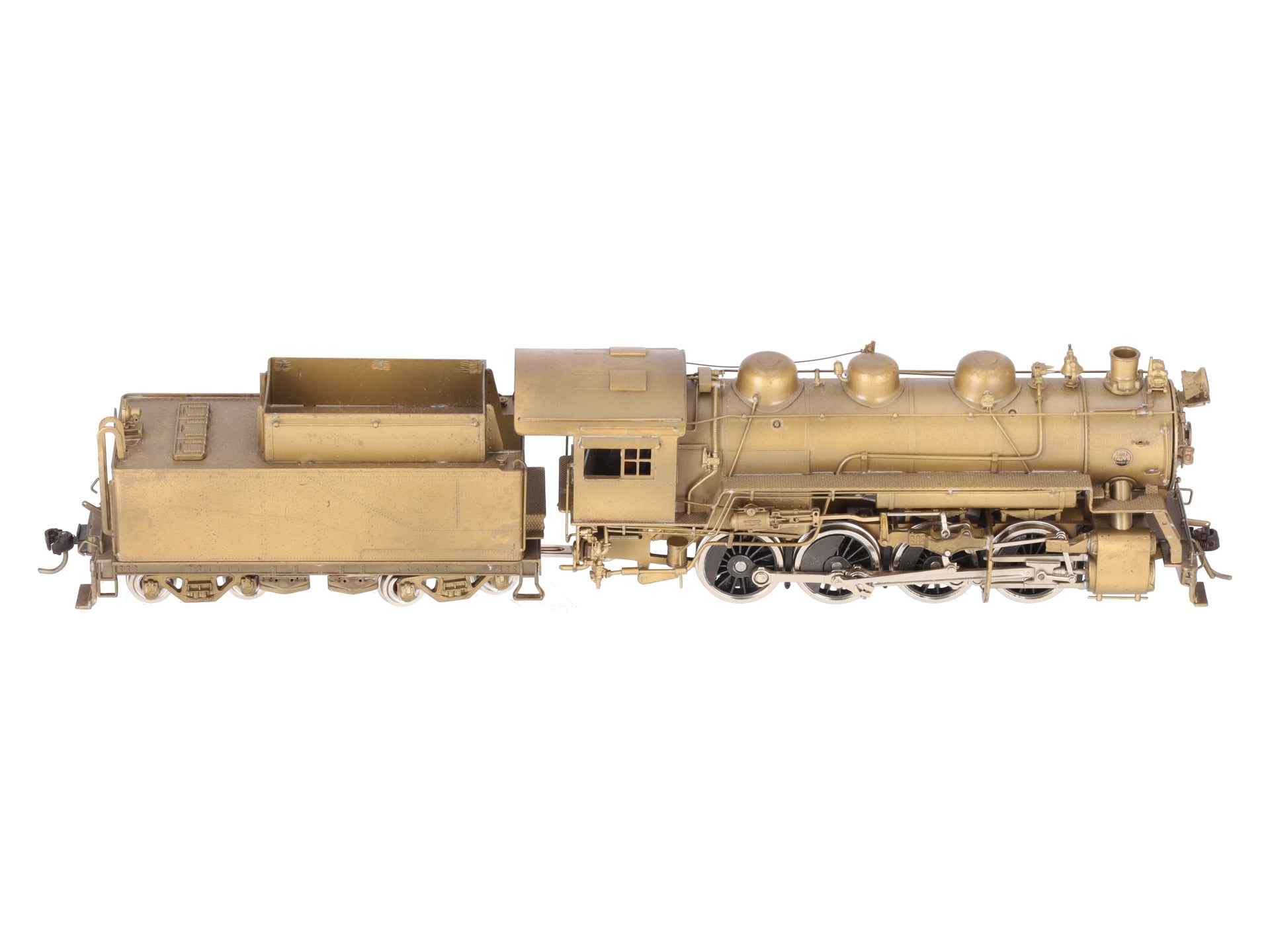 United Models HO BRASS 0-8-0 Unpntd. B&O Class L-2 Brass Locomotive & Tender EX/Box