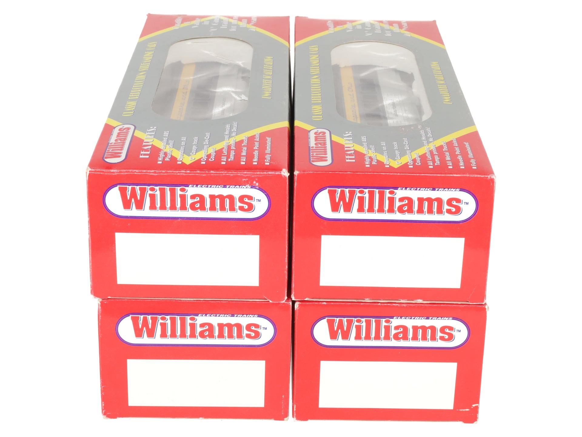 Williams 2400-03 O Scale Chesapeake & Ohio Passenger Cars (Set of 4) EX/Box