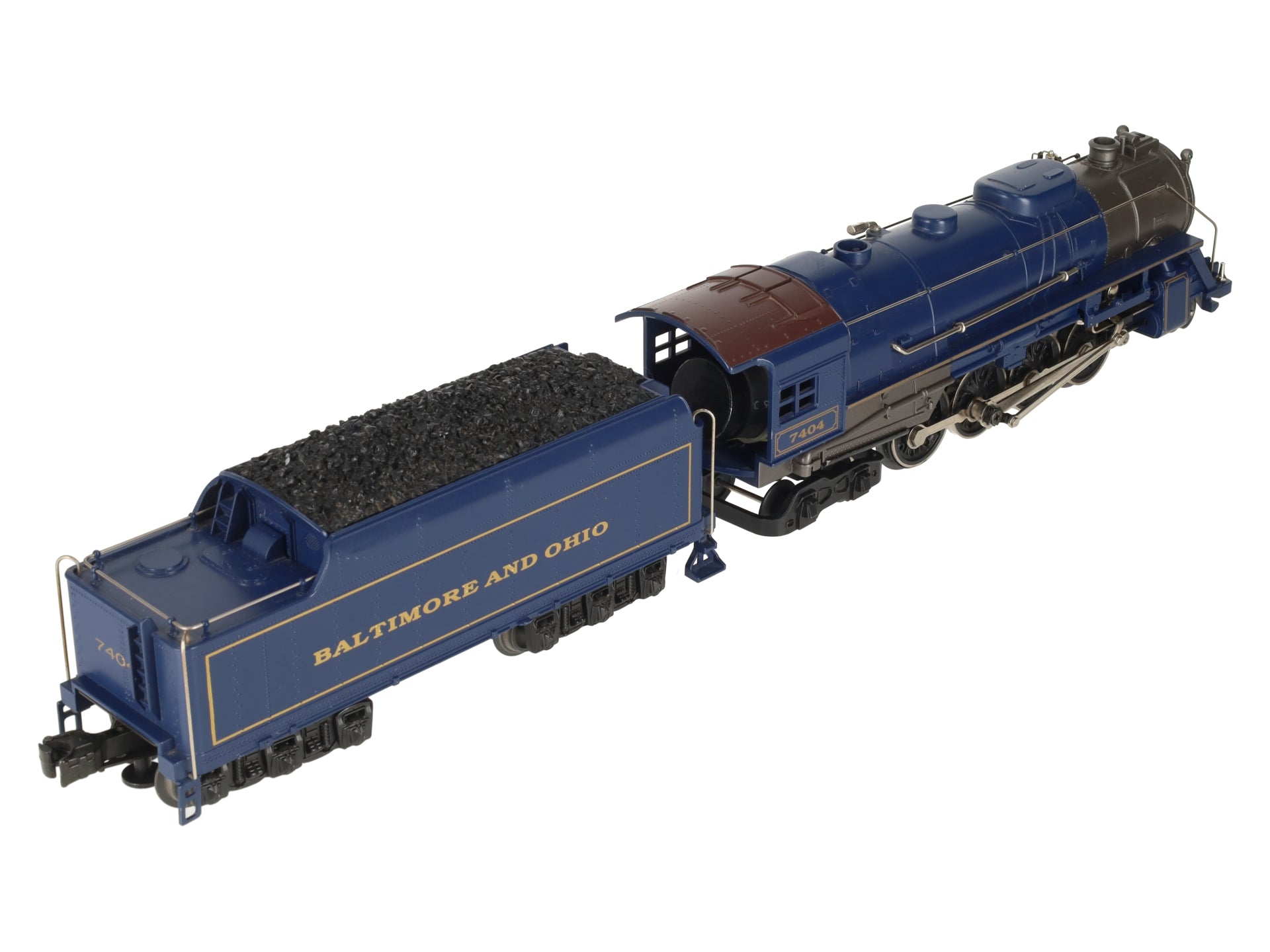 Williams BERK101 B&O 2-8-4 Berkshire Steam Loco w/ TrueBlast II #7404 EX/Box