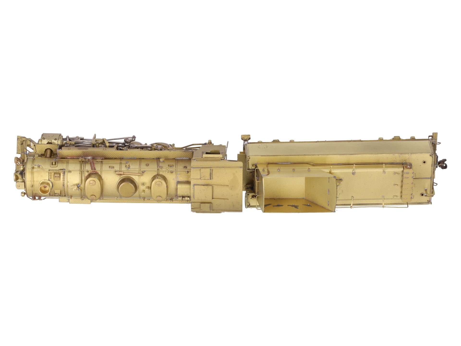 PFM HO BRASS Norfolk & Western 0-8-0 S-1a Steam Locomotive & Tender - Unpainted EX/Box