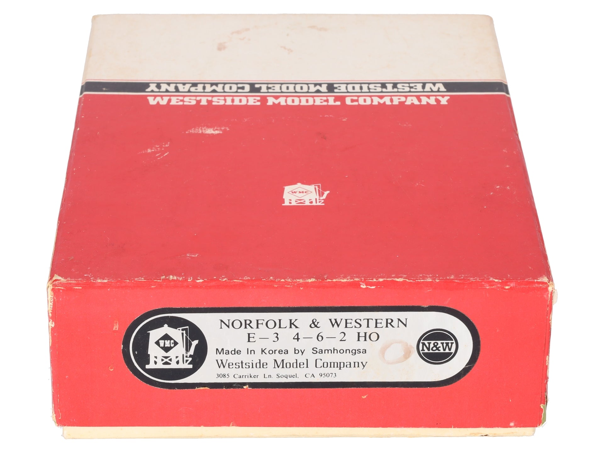 Westside Model Co. HO Brass Norfolk & Western E-3 4-6-2 Steam Locomotive EX/Box