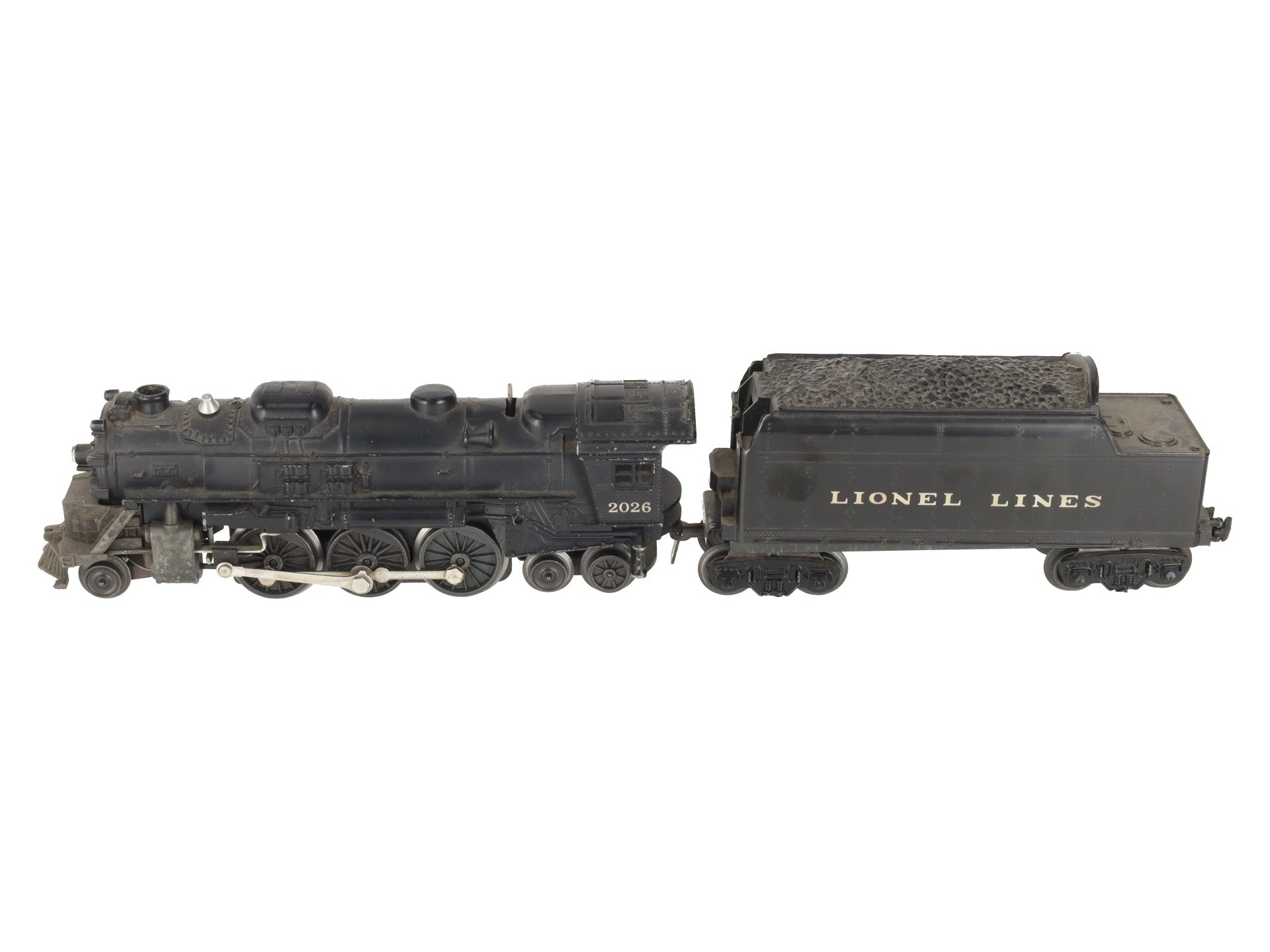 Lionel 2026 Vintage O Lionel Lines 2-6-2 Steam Locomotive w/2426Tender VG