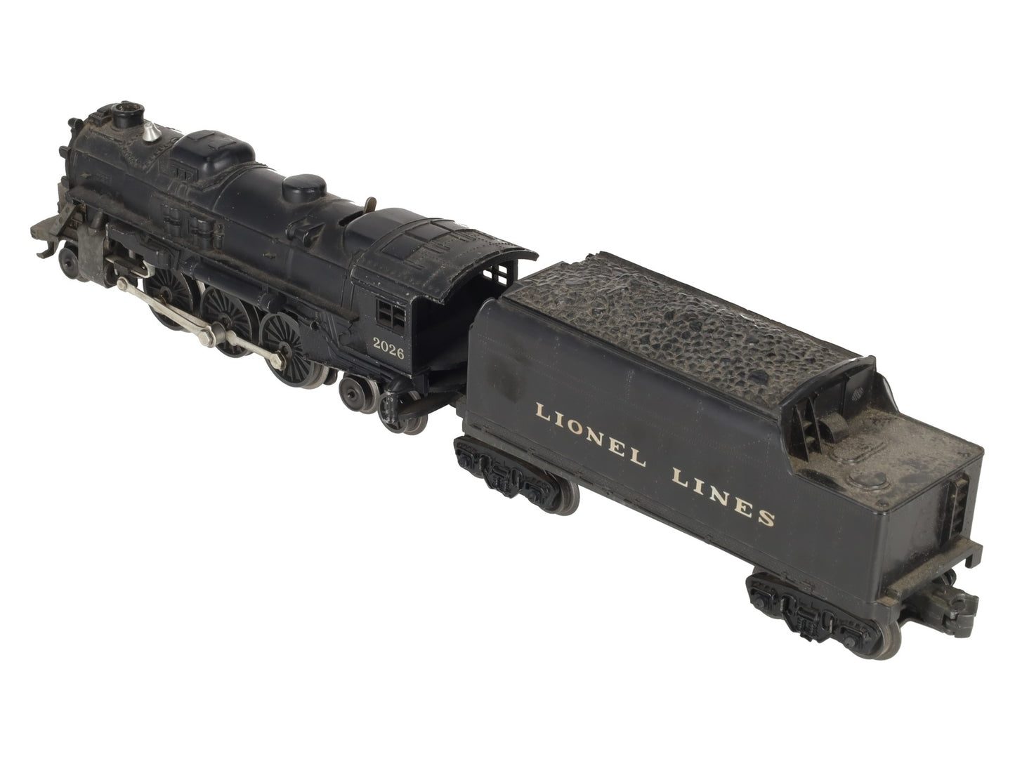 Lionel 2026 Vintage O Lionel Lines 2-6-2 Steam Locomotive w/2426Tender VG