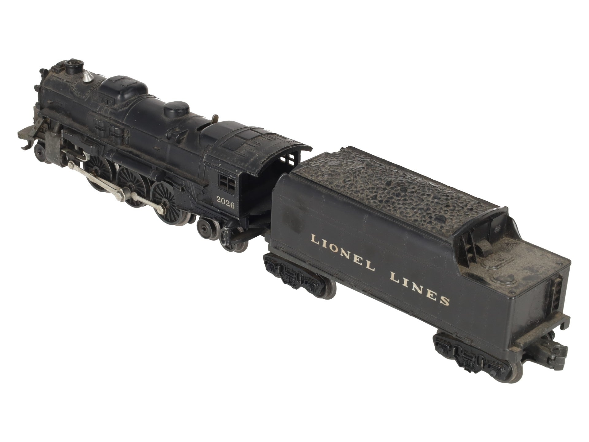 Lionel 2026 Vintage O Lionel Lines 2-6-2 Steam Locomotive w/2426Tender VG