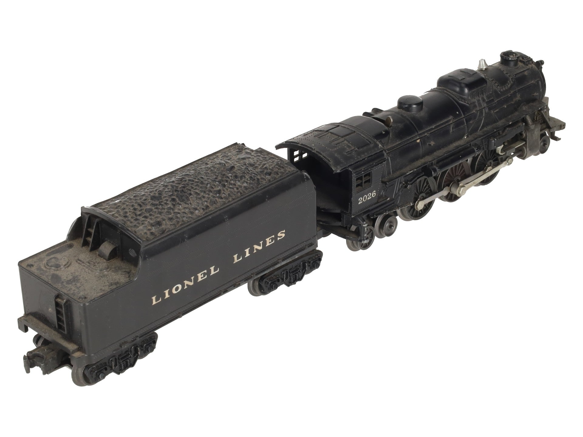 Lionel 2026 Vintage O Lionel Lines 2-6-2 Steam Locomotive w/2426Tender VG