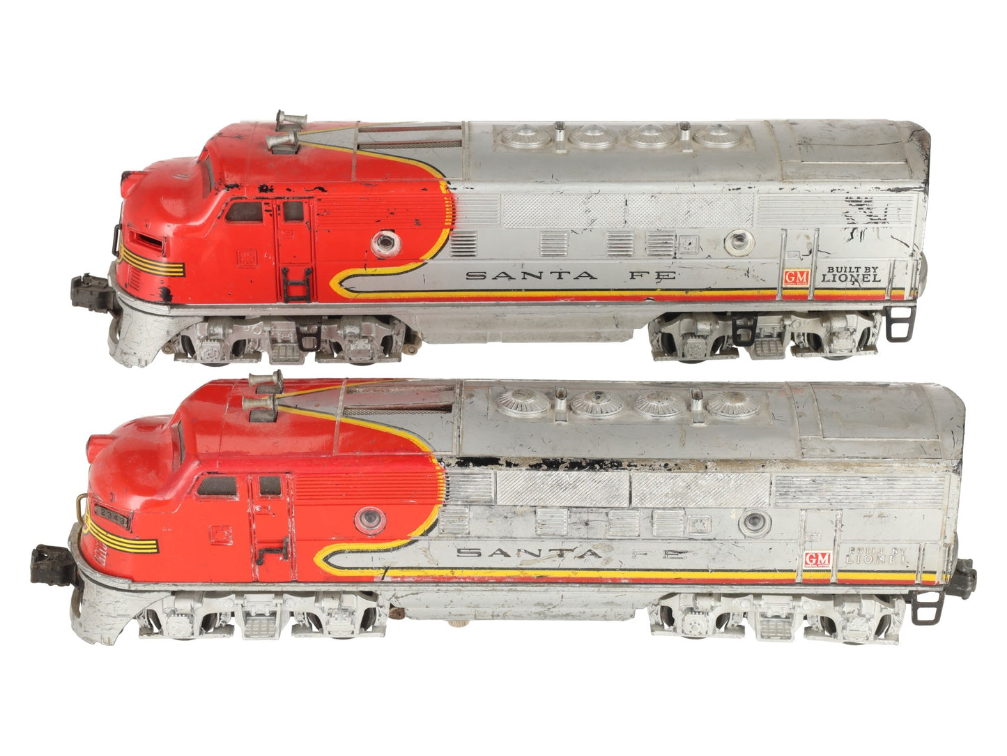Lionel 2333 Vintage O Santa Fe F3 AA Diesel Set