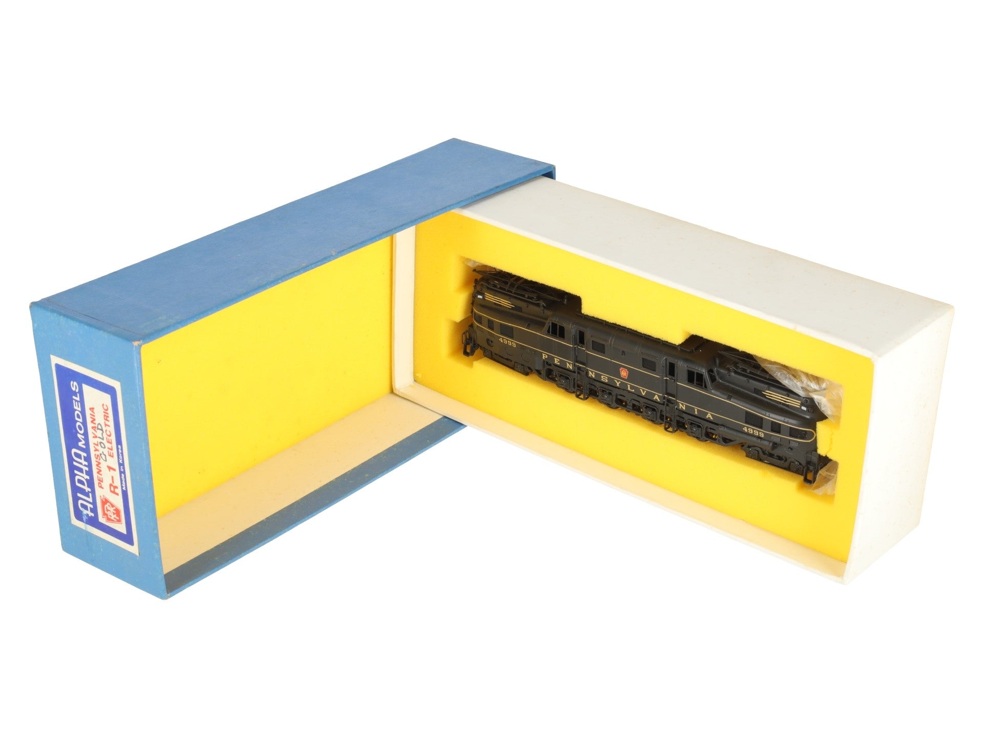 Alpha Models HO BRASS Pennsylvania R-1 Electric Locomotive #4999 - RARE! EX/Box