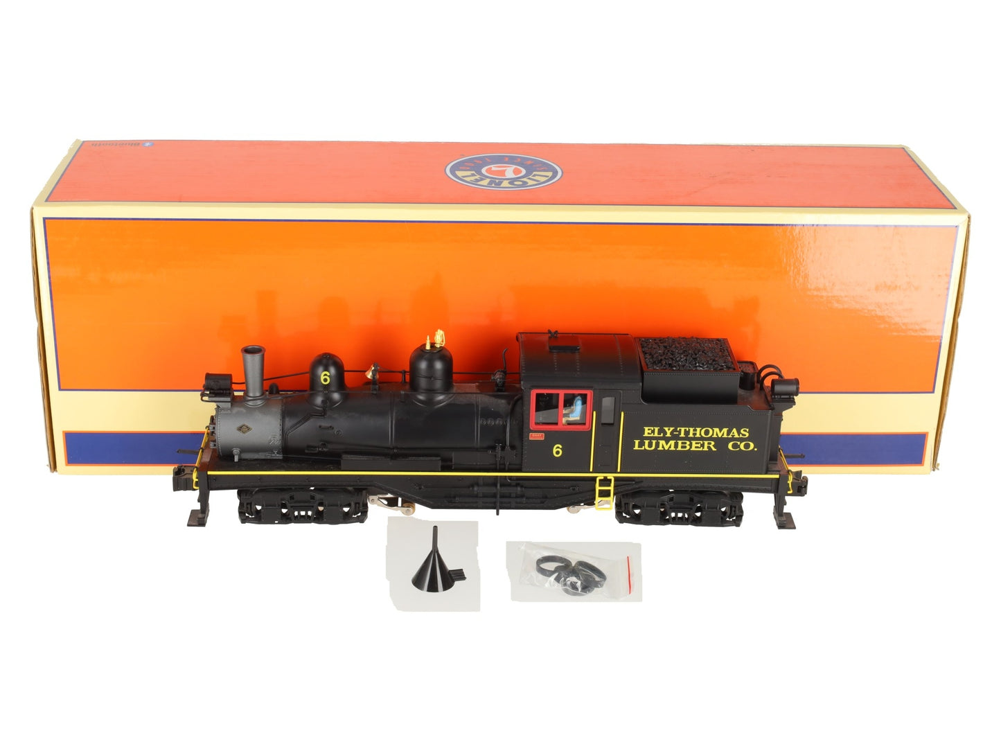 Lionel 1931490 O Ely Thomas 2-Truck Shay Steam Locomotive Bluetooth #6 EX/Box