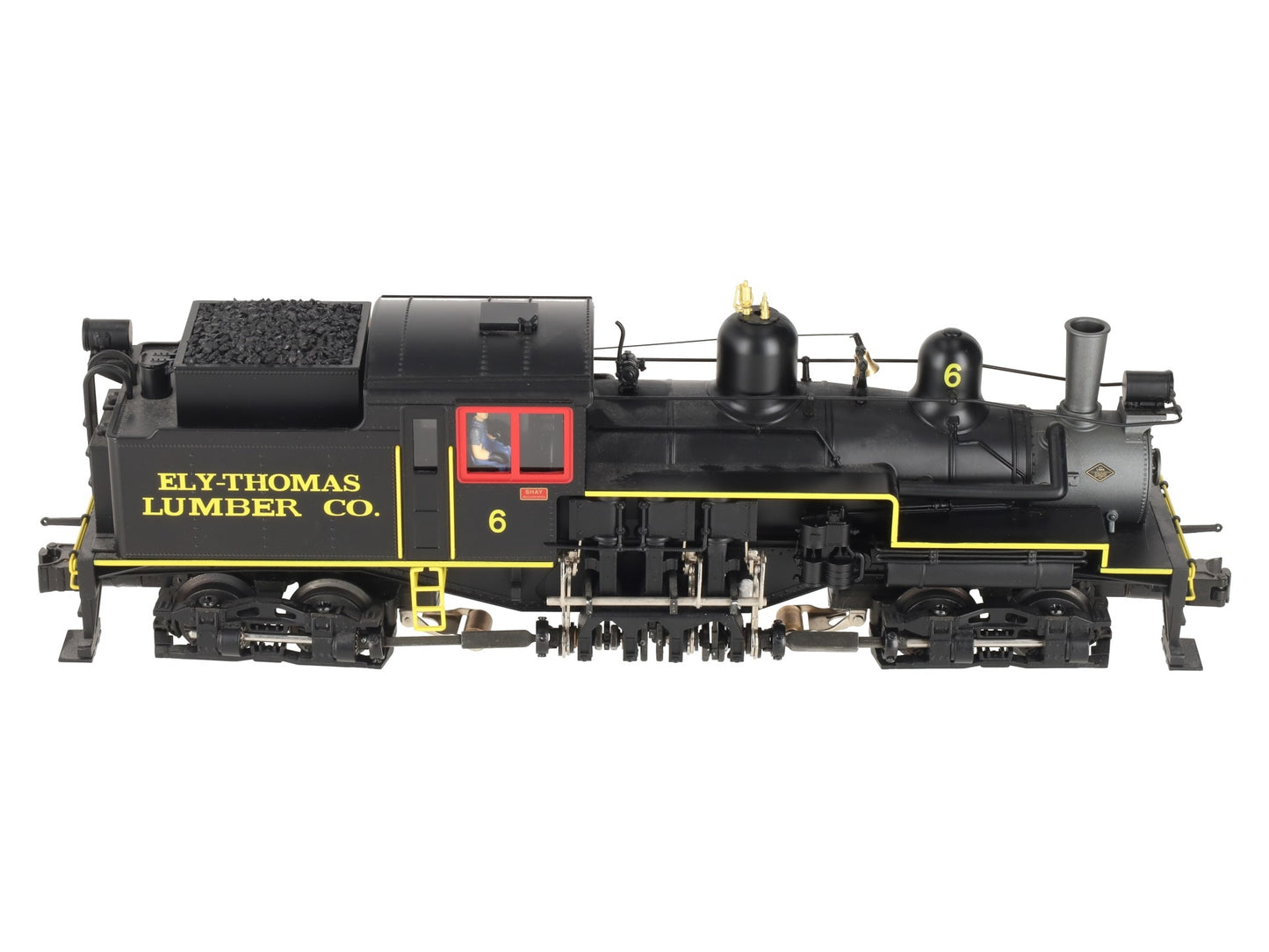 Lionel 1931490 O Ely Thomas 2-Truck Shay Steam Locomotive Bluetooth #6 EX/Box