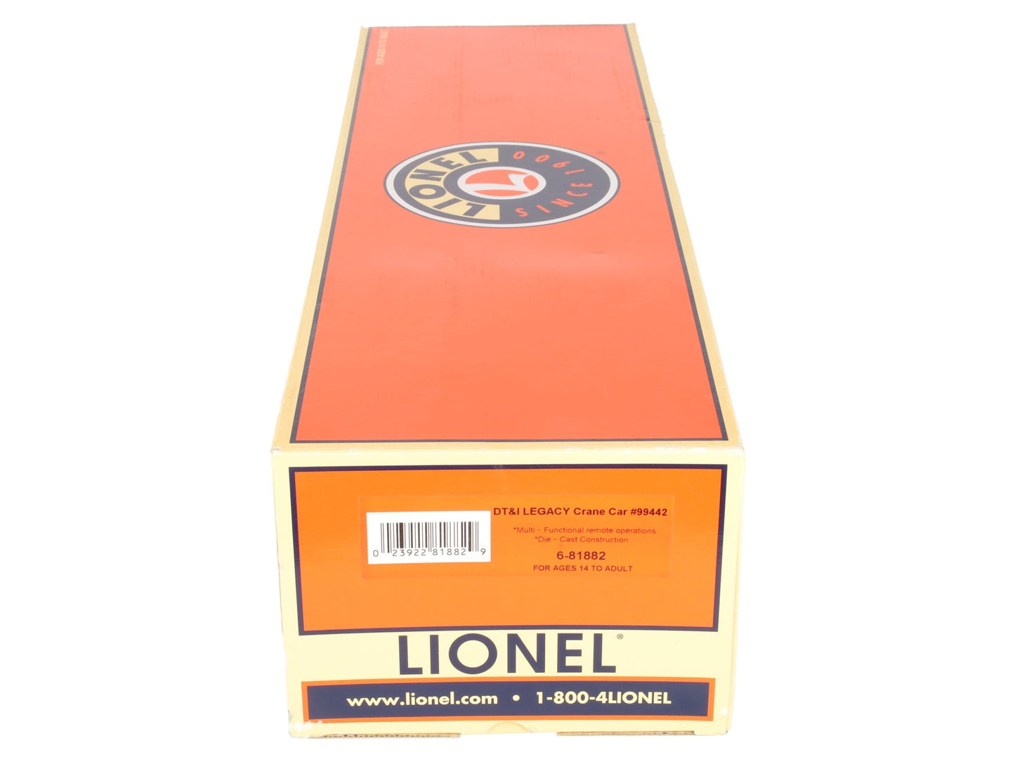 Lionel 6-81882 O DT&I Command Control Crane/Legacy #99442 EX/Box