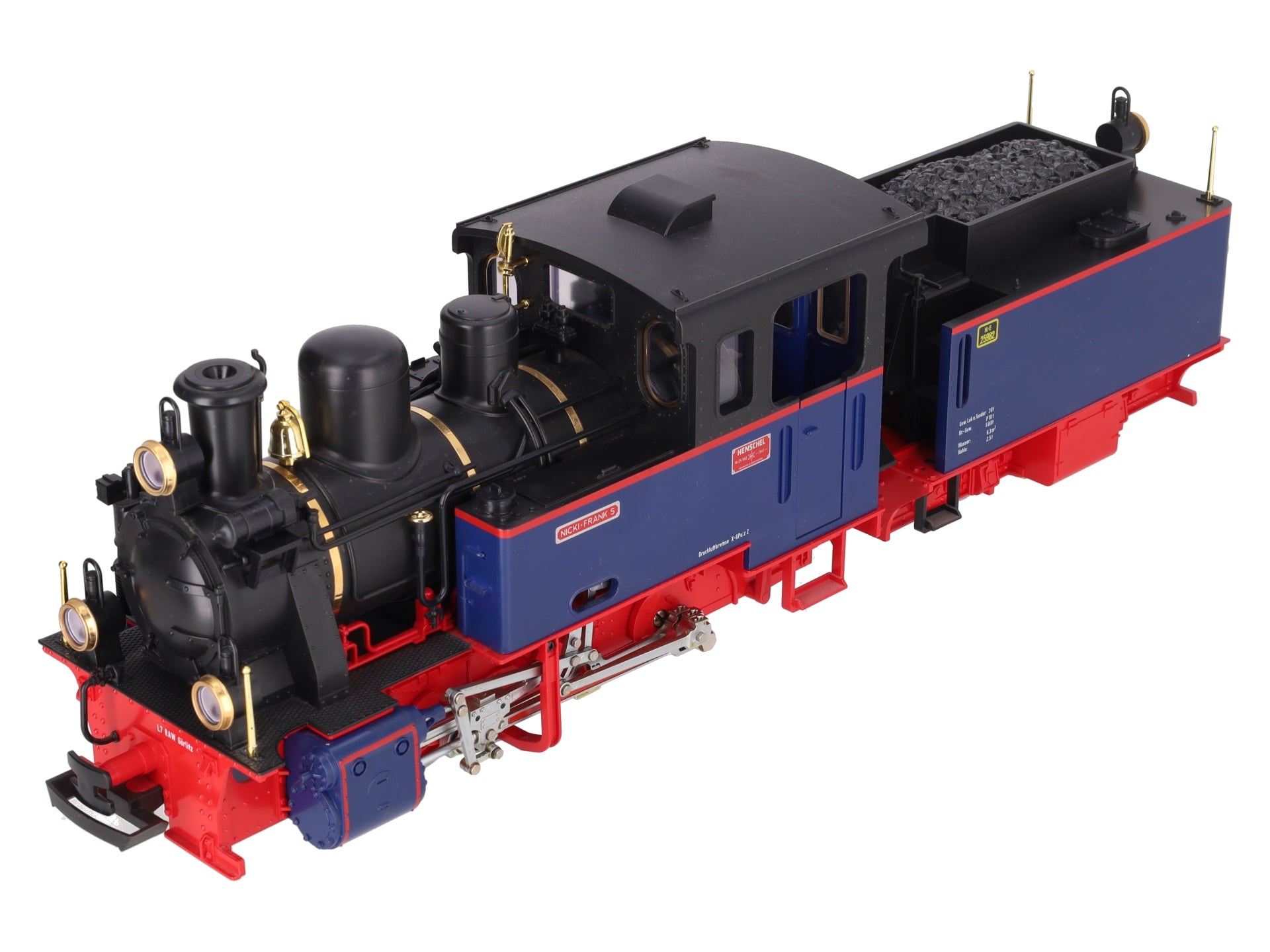 LGB 20261 G Scale Nicki Frank 0-6-0 Steam Loco & Tender EX/Box
