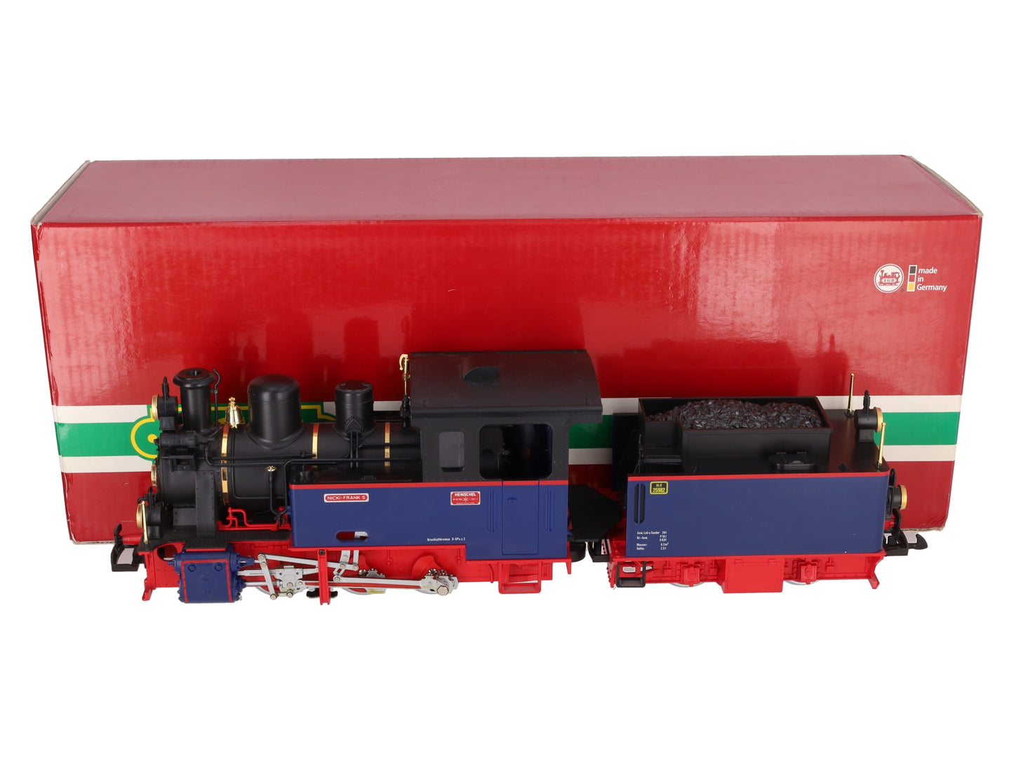 LGB 20261 G Scale Nicki Frank 0-6-0 Steam Loco & Tender EX/Box