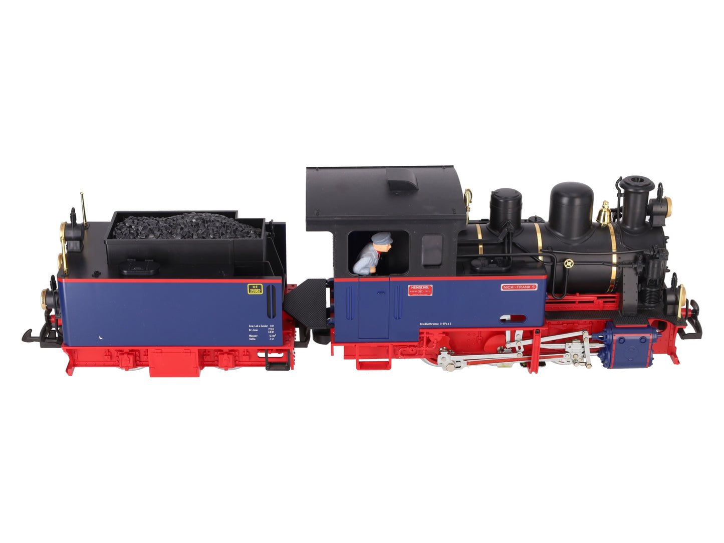 LGB 20261 G Scale Nicki Frank 0-6-0 Steam Loco & Tender EX/Box