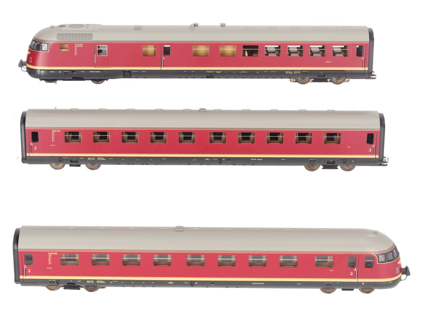 Marklin 39080 HO Gauge German Federal Railroad Diesel Train Set EX/Box