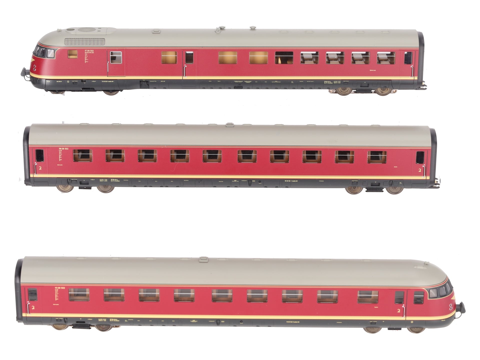Marklin 39080 HO Gauge German Federal Railroad Diesel Train Set EX/Box