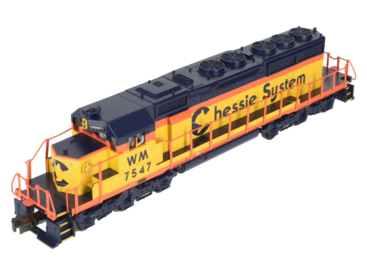 MTH 20-2216-1 Chessie SD-40-2 Diesel Engine w/PS1 #7547 EX/Box