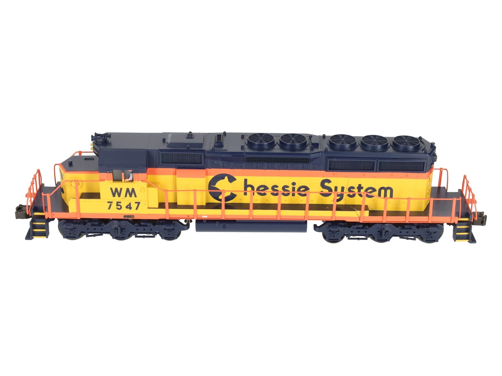 MTH 20-2216-1 Chessie SD-40-2 Diesel Engine w/PS1 #7547 EX/Box