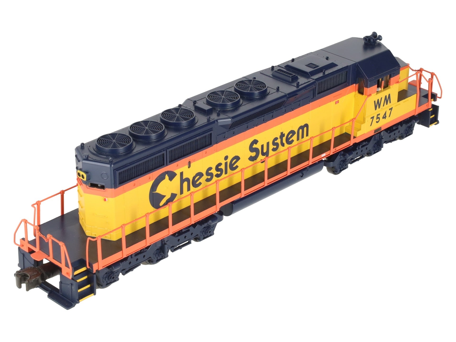MTH 20-2216-1 Chessie SD-40-2 Diesel Engine w/PS1 #7547 EX/Box