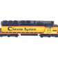 MTH 20-2216-1 Chessie SD-40-2 Diesel Engine w/PS1 #7547 EX/Box