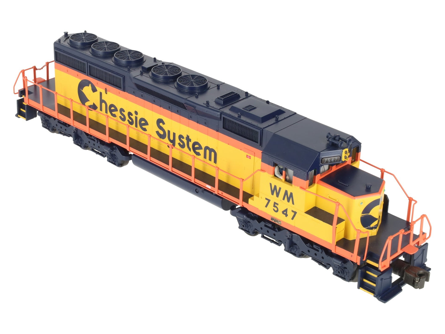 MTH 20-2216-1 Chessie SD-40-2 Diesel Engine w/PS1 #7547 EX/Box