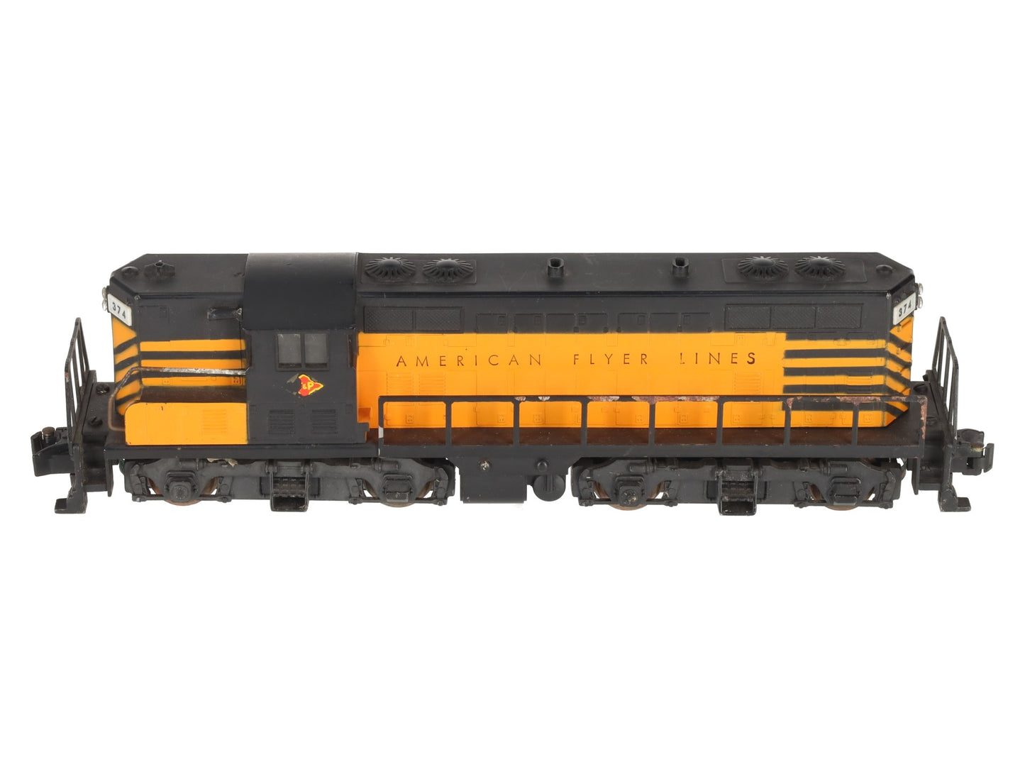 American Flyer 374 Vintage S Texas & Pacific GP-7 Non-Powered Diesel Locomotive VG