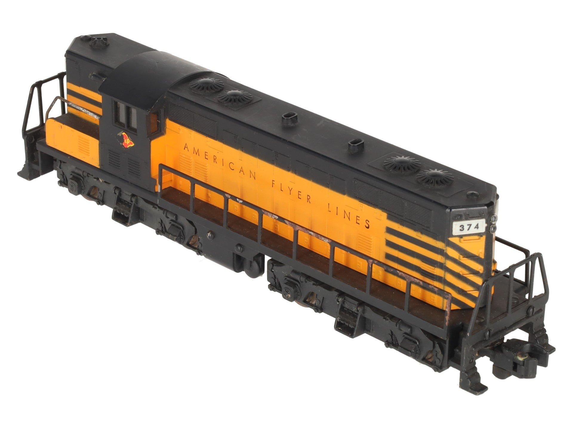 American Flyer 374 Vintage S Texas & Pacific GP-7 Non-Powered Diesel Locomotive VG