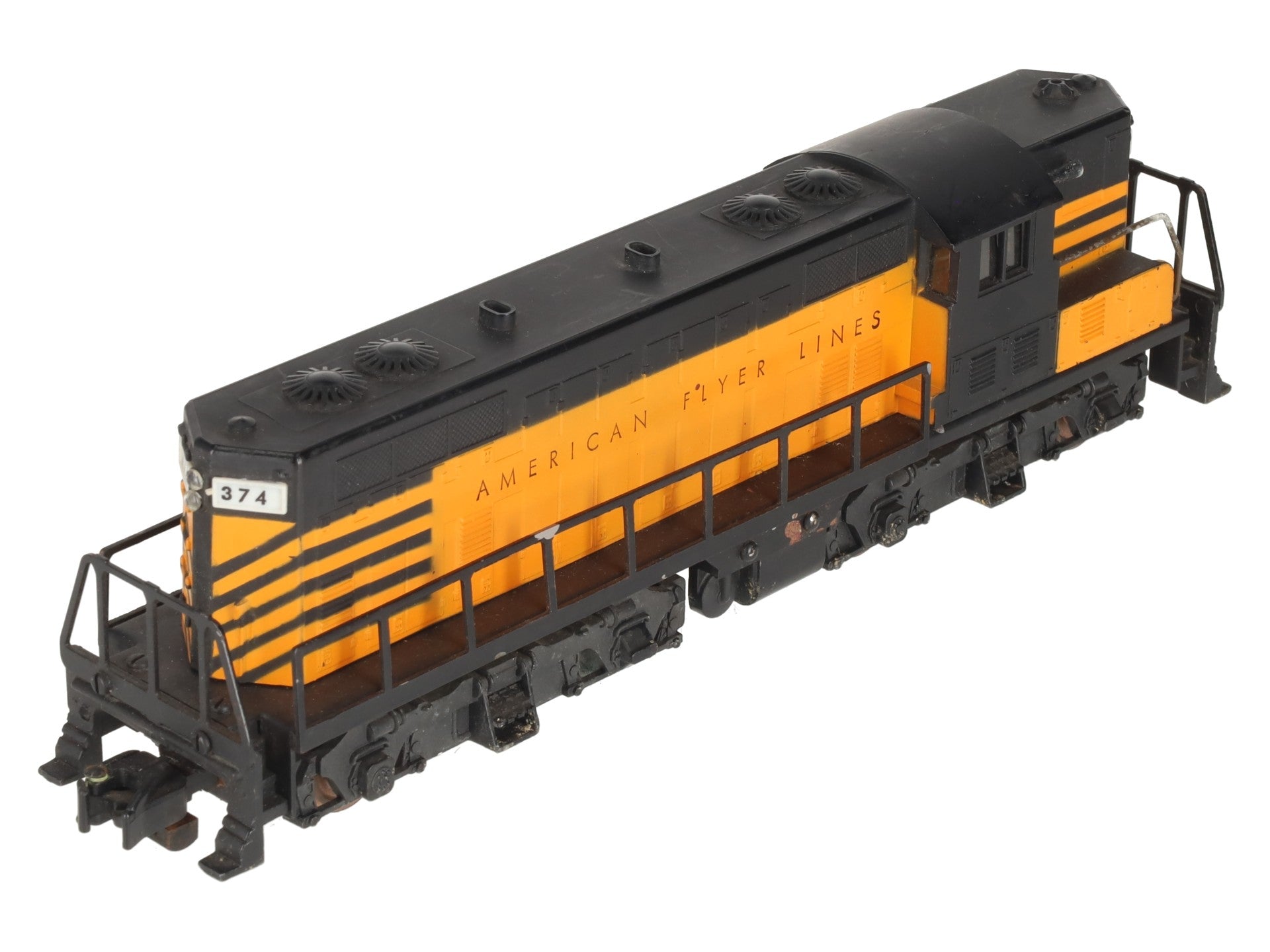 American Flyer 374 Vintage S Texas & Pacific GP-7 Non-Powered Diesel Locomotive VG