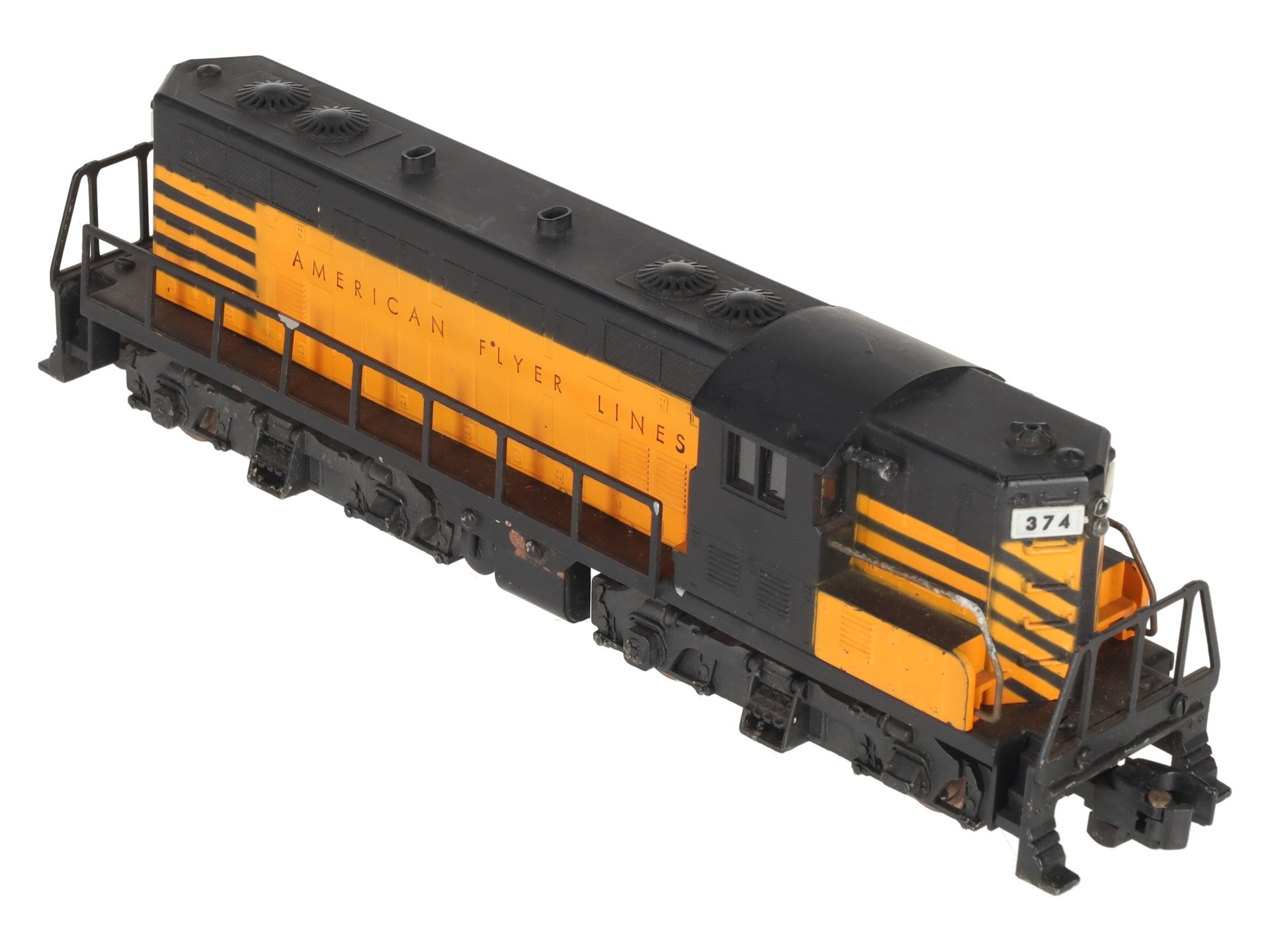 American Flyer 374 Vintage S Texas & Pacific GP-7 Non-Powered Diesel Locomotive VG