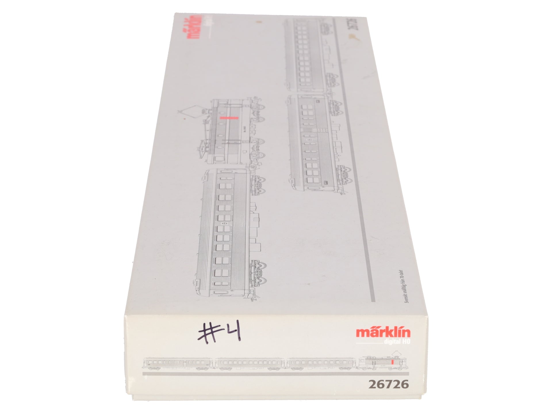 Marklin 26726 Swedish Express HO Gauge Electric Train Set EX/Box