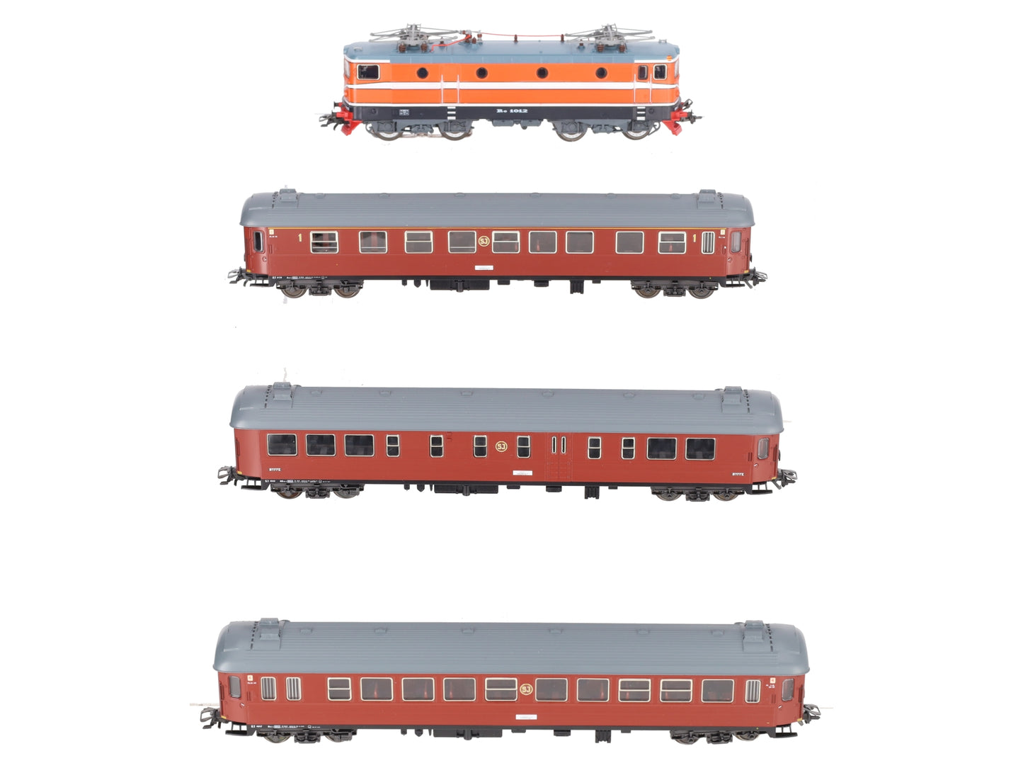 Marklin 26726 Swedish Express HO Gauge Electric Train Set EX/Box