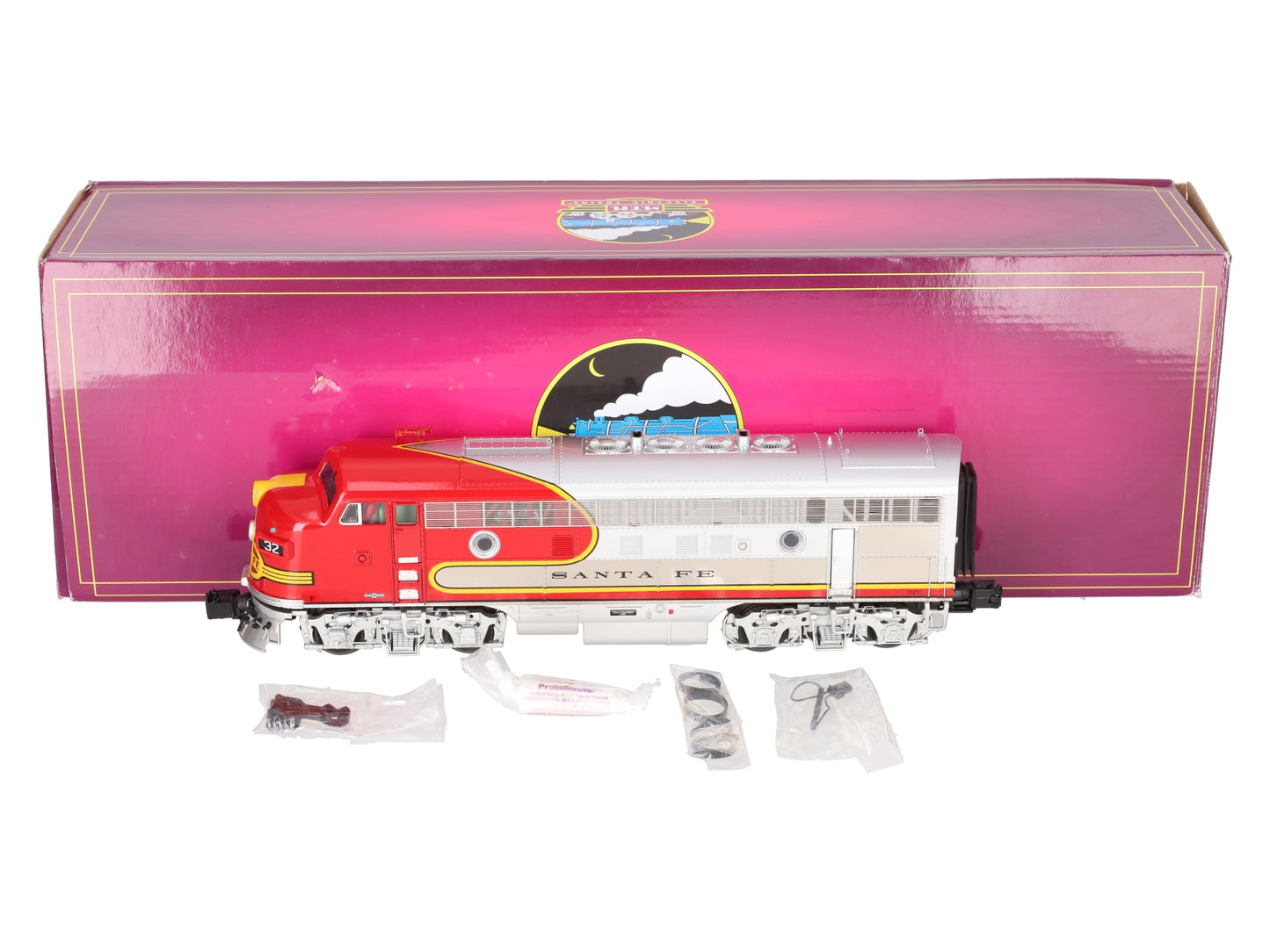 MTH 20-21034-1 O Gauge ATSF F-3 A-Unit Diesel Locomotive #32C EX/Box
