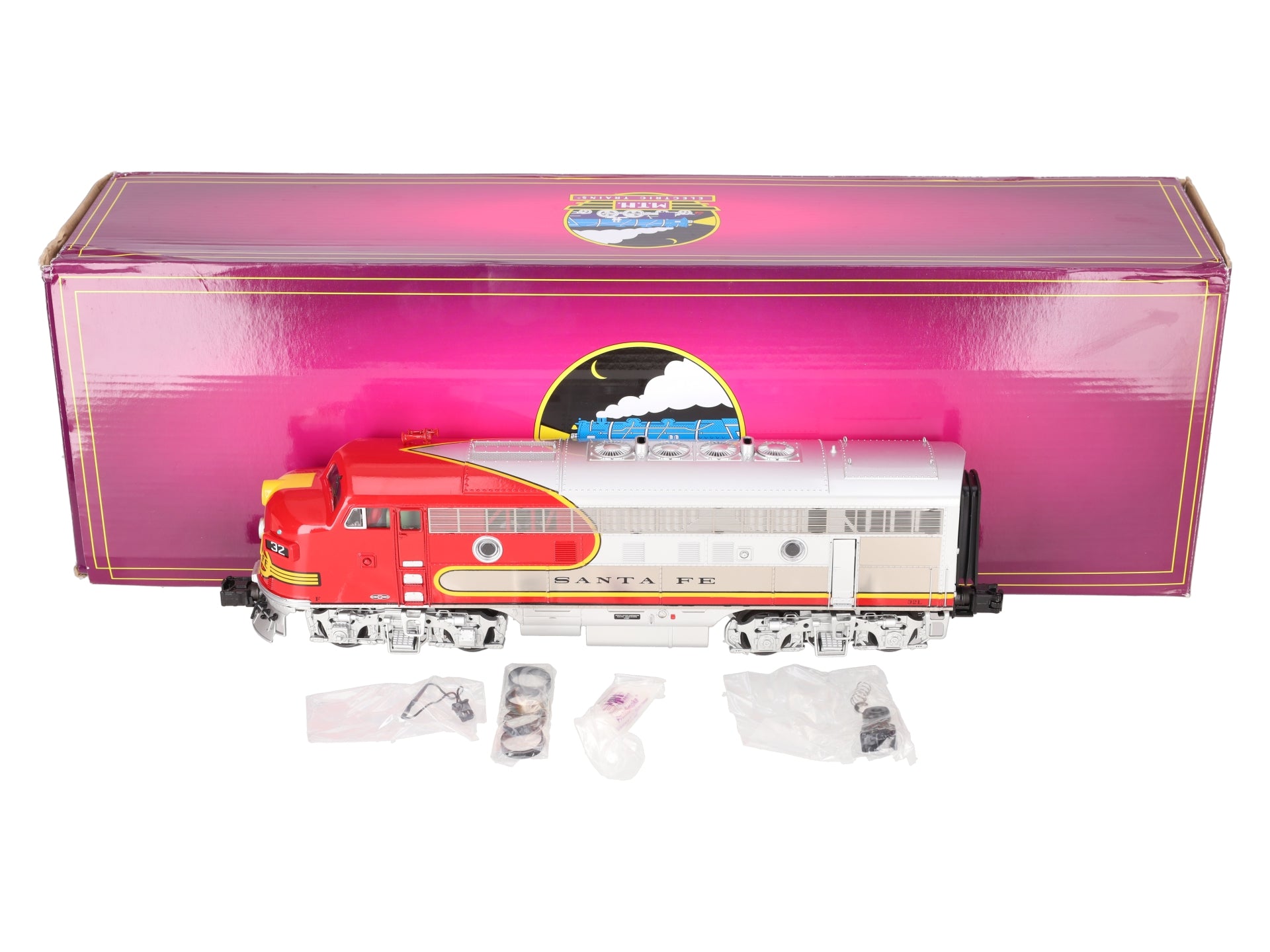 MTH 20-21033-1 O Gauge Santa Fe F-3A Diesel Locomotive w/ PS 3.0 #32L EX/Box