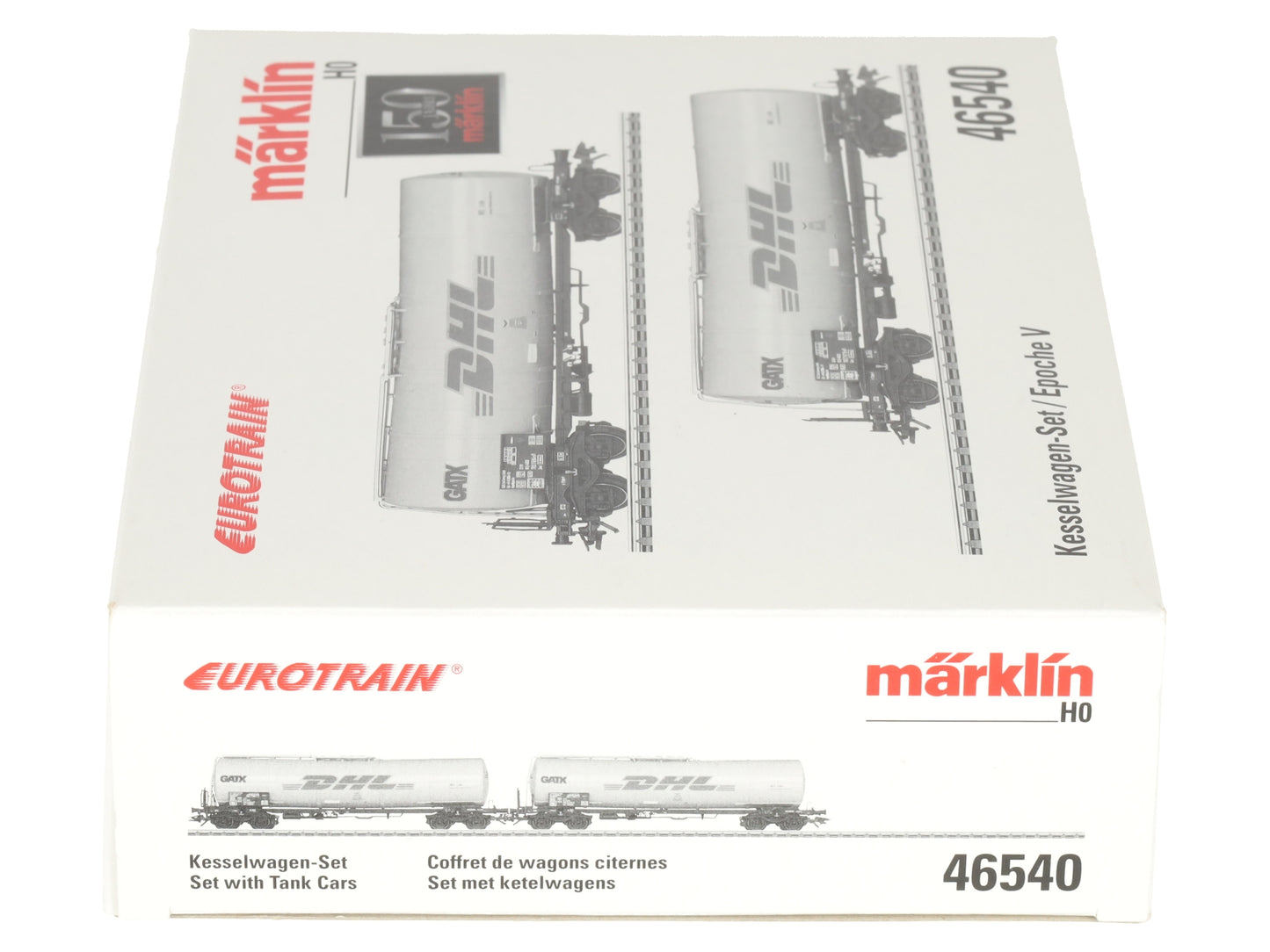 Marklin 46540 HO Scale GATX DHL 2-car Tank Set LN/Box