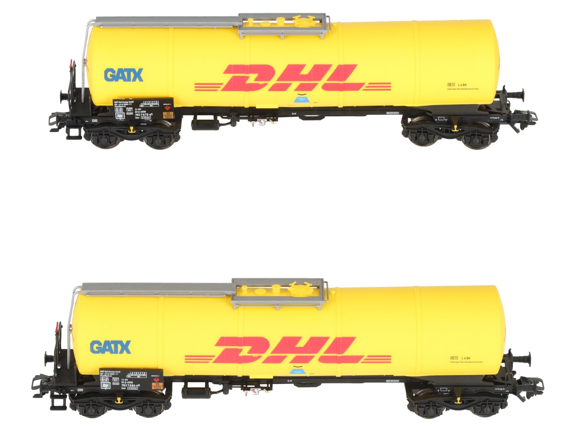 Marklin 46540 HO Scale GATX DHL 2-car Tank Set LN/Box