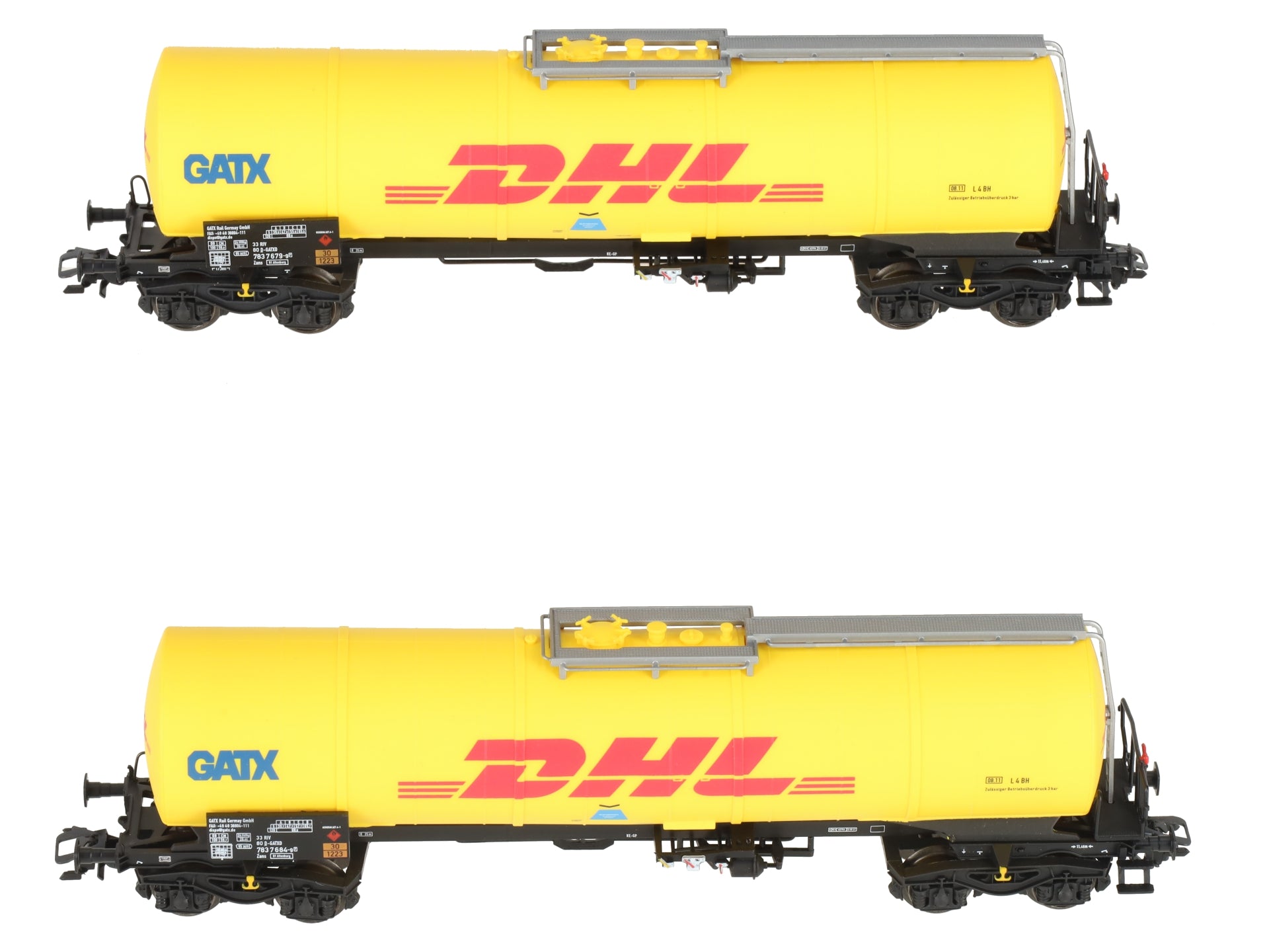 Marklin 46540 HO Scale GATX DHL 2-car Tank Set LN/Box