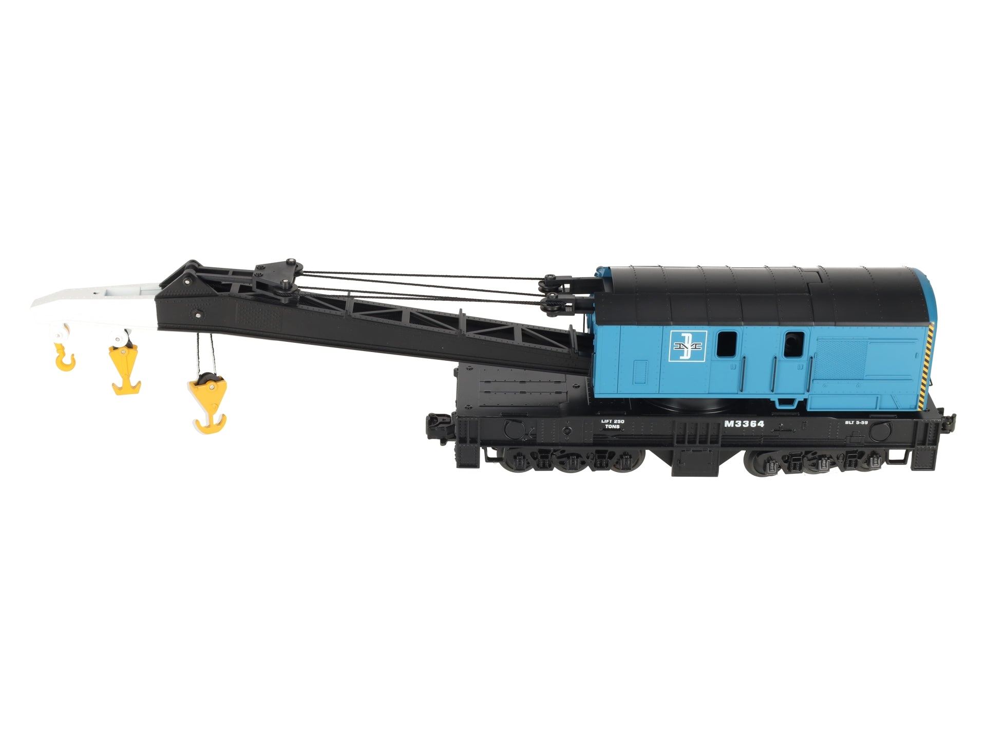 MTH 20-98248 O Gauge Boston and Maine Crane Car LN/Box