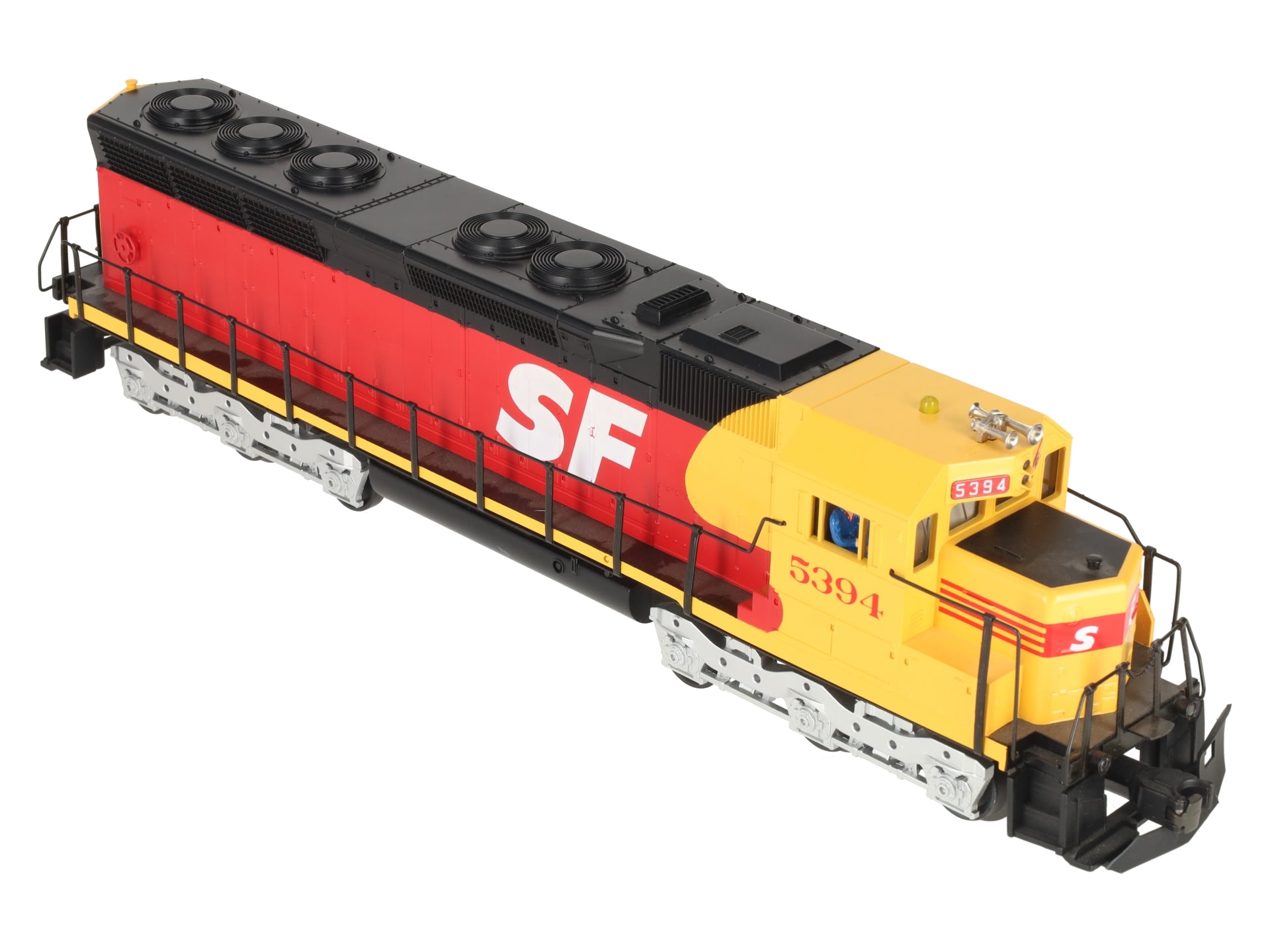 MTH 20-2105-0 Santa Fe SD45 Diesel Engine w/ Horn #5394 - 3-Rail EX/Box