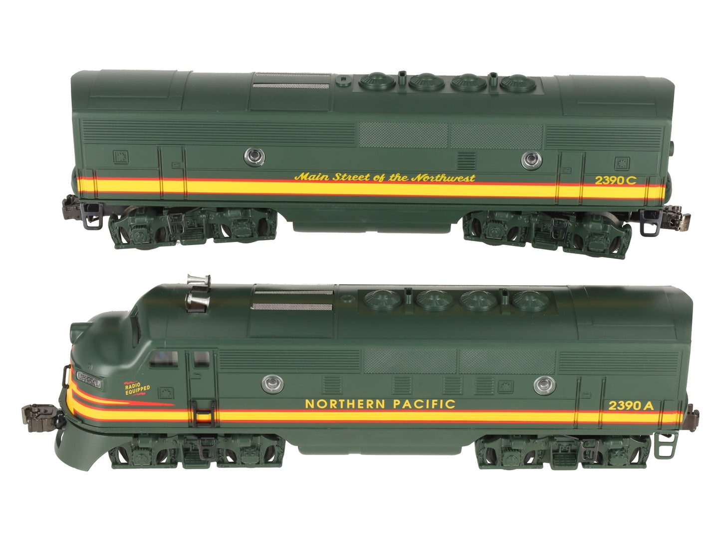 Lionel 6-18131 Northern Pacific F3 AB Diesel Loco Set w/Railsounds #2390A/2390C LN/Box