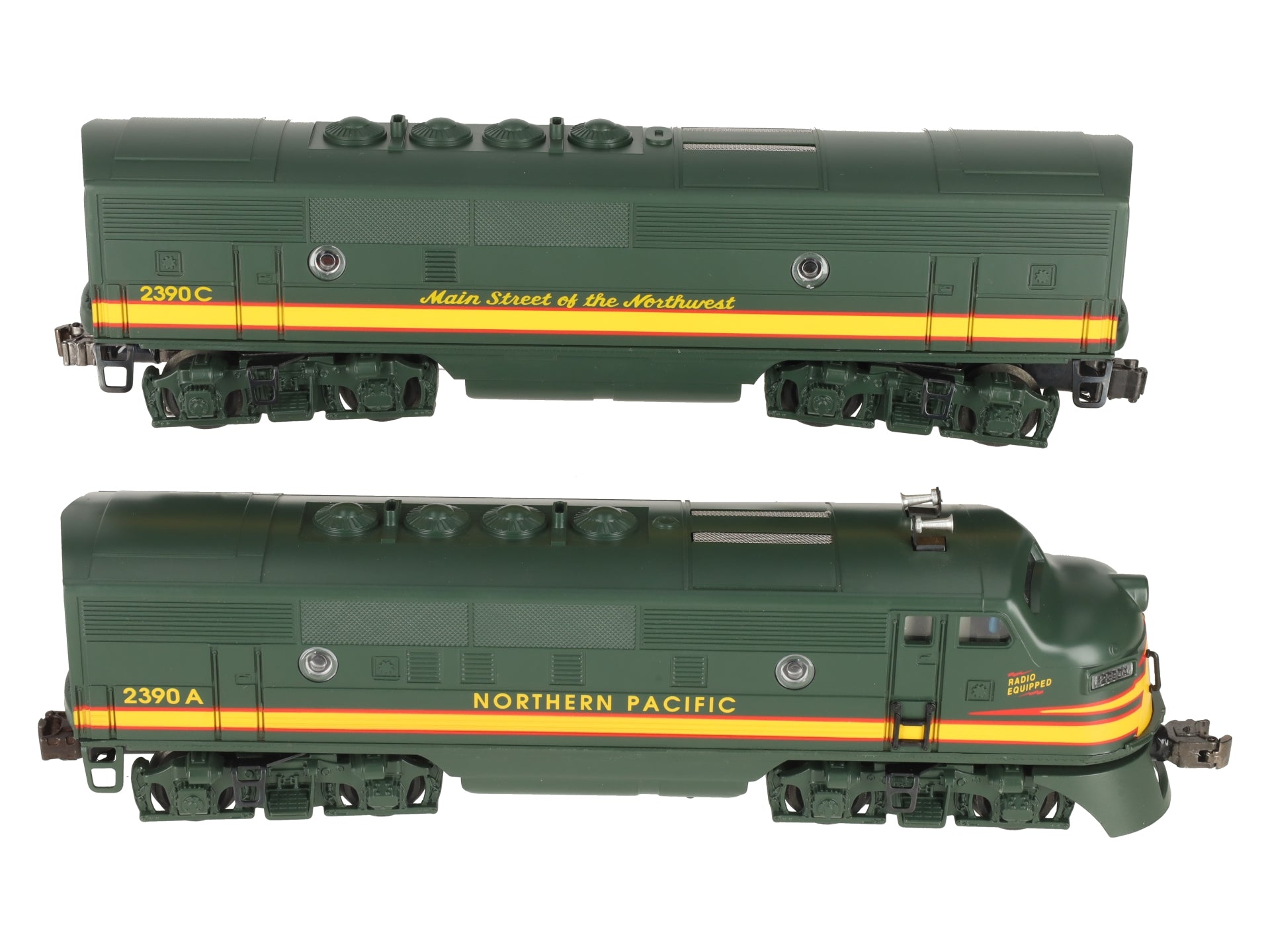 Lionel 6-18131 Northern Pacific F3 AB Diesel Loco Set w/Railsounds #2390A/2390C LN/Box