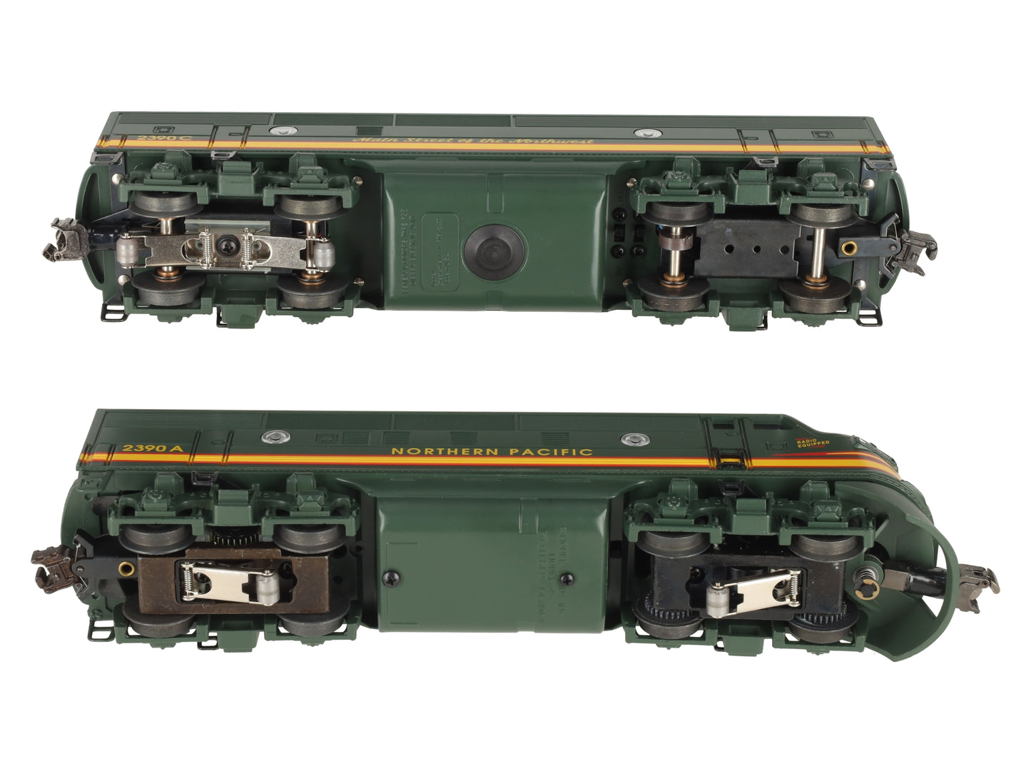 Lionel 6-18131 Northern Pacific F3 AB Diesel Loco Set w/Railsounds #2390A/2390C LN/Box