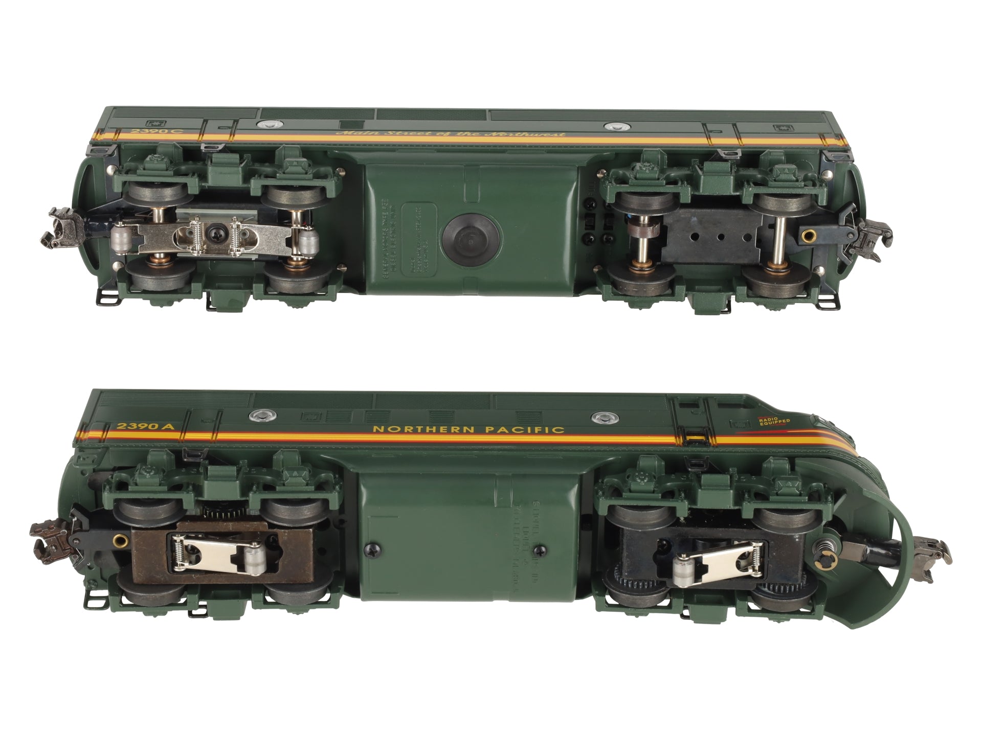 Lionel 6-18131 Northern Pacific F3 AB Diesel Loco Set w/Railsounds #2390A/2390C LN/Box
